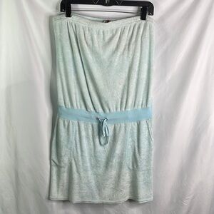 Hardtail terry cloth strapless dress